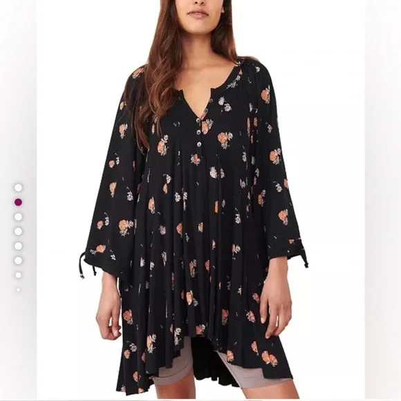 Free People Winter Sun Floral Tunic dress - Picture 3 of 8